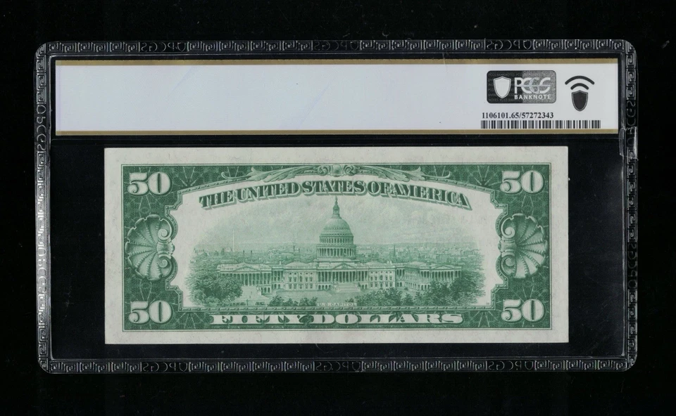 SC 1929 $50 Fr.1880-L San Francisco, CA FRBN PCGS 65 GEM UNC (667A) - Image 3 of 4