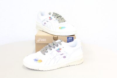Asics EX89 Sneaker Low Herren Weiß 1203A256-100 Größe 44 Neu Rechnung MwSt