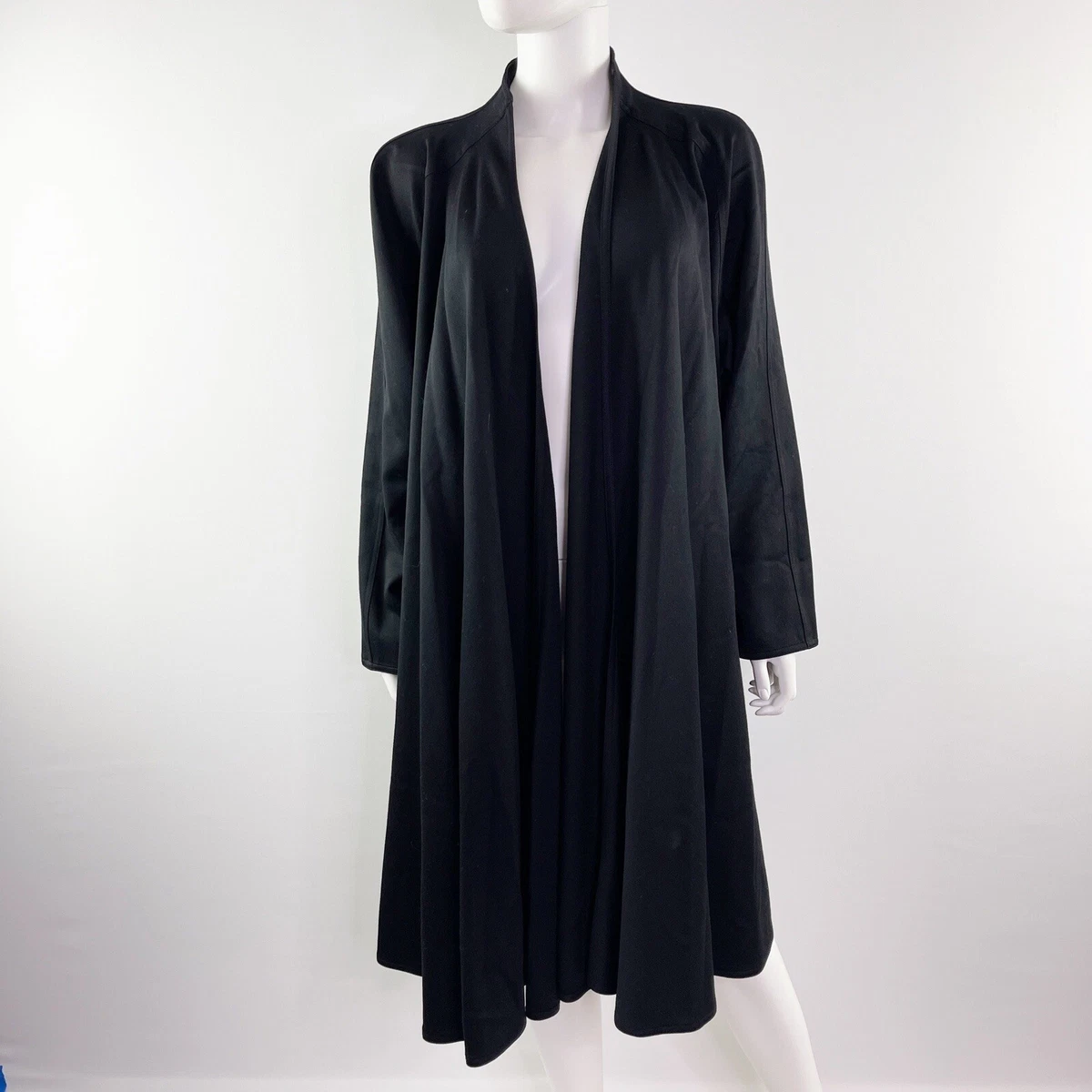 Vintage Michael Kors for Nordstrom Collectors Shop Black Wool Coat Jacket Size S
