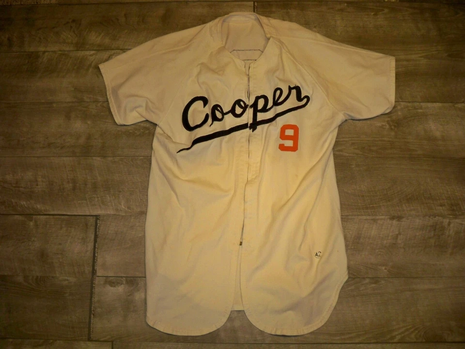 Cooper Wool Full Zipper Baseball Stitched Jersey Uniform 42 Antique Mens Vintage - Image 2 of 4