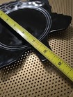Vintage Black Glass Leaf Plate Silver Stripe Estate JJ #114 — photo 10