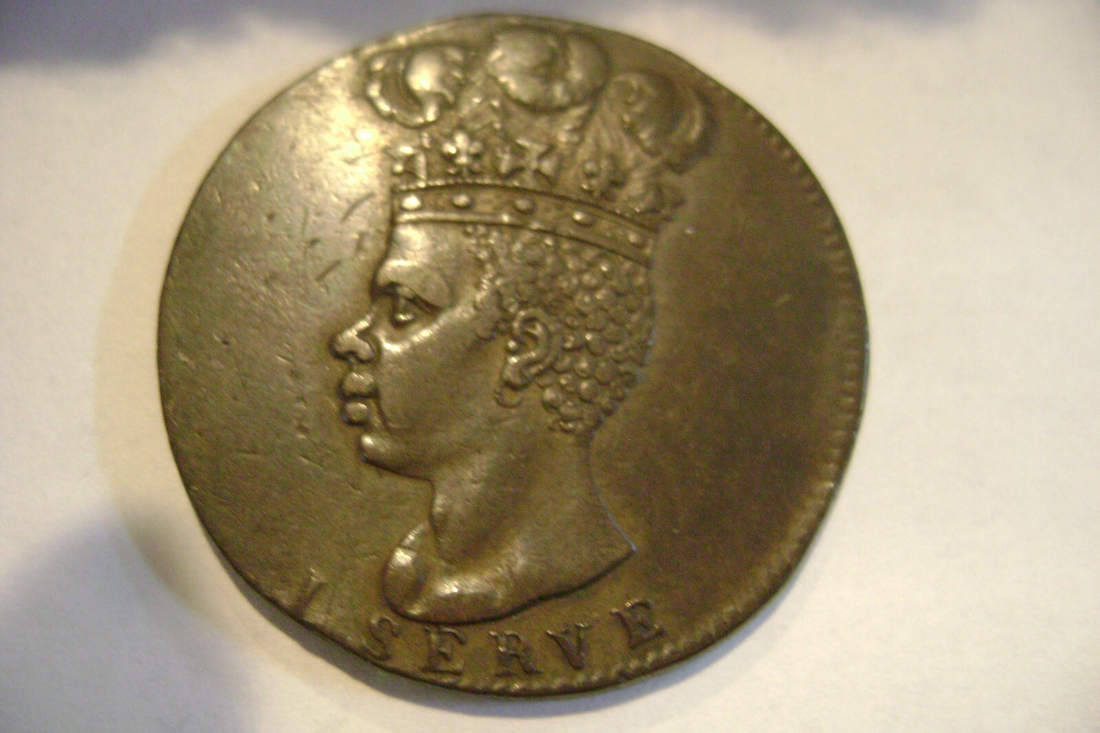 BARBADOS 1792, PENNY, KM Tn10, COPPER eBay