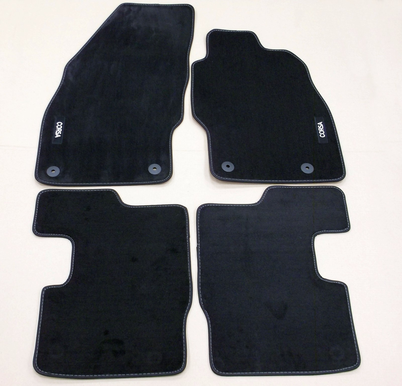 New Genuine Vauxhall Corsa D/E Tailored Velour Carpet Floor Mats Set LGBVAS0389 eBay