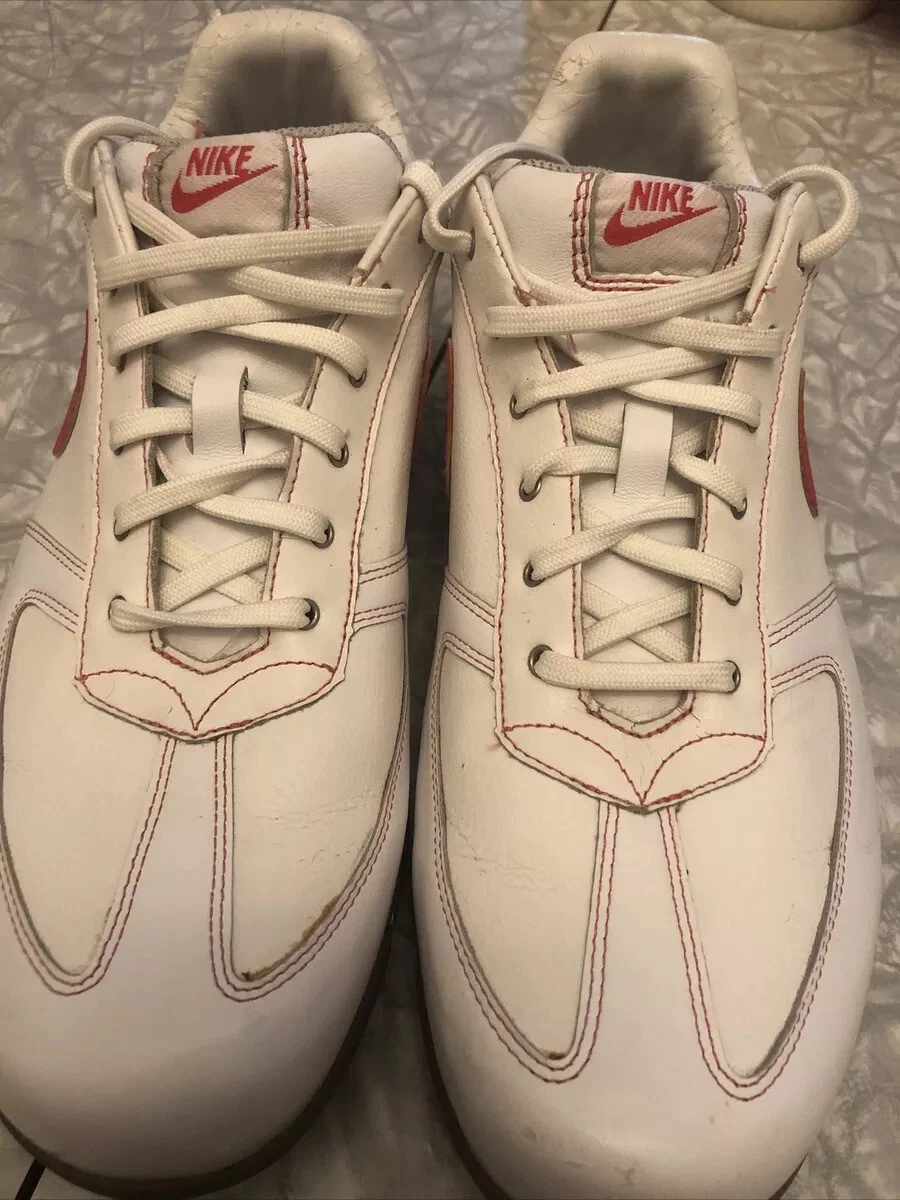 Nike Women s Golf Shoes Size 9.5 Leather Uppers Magenta White