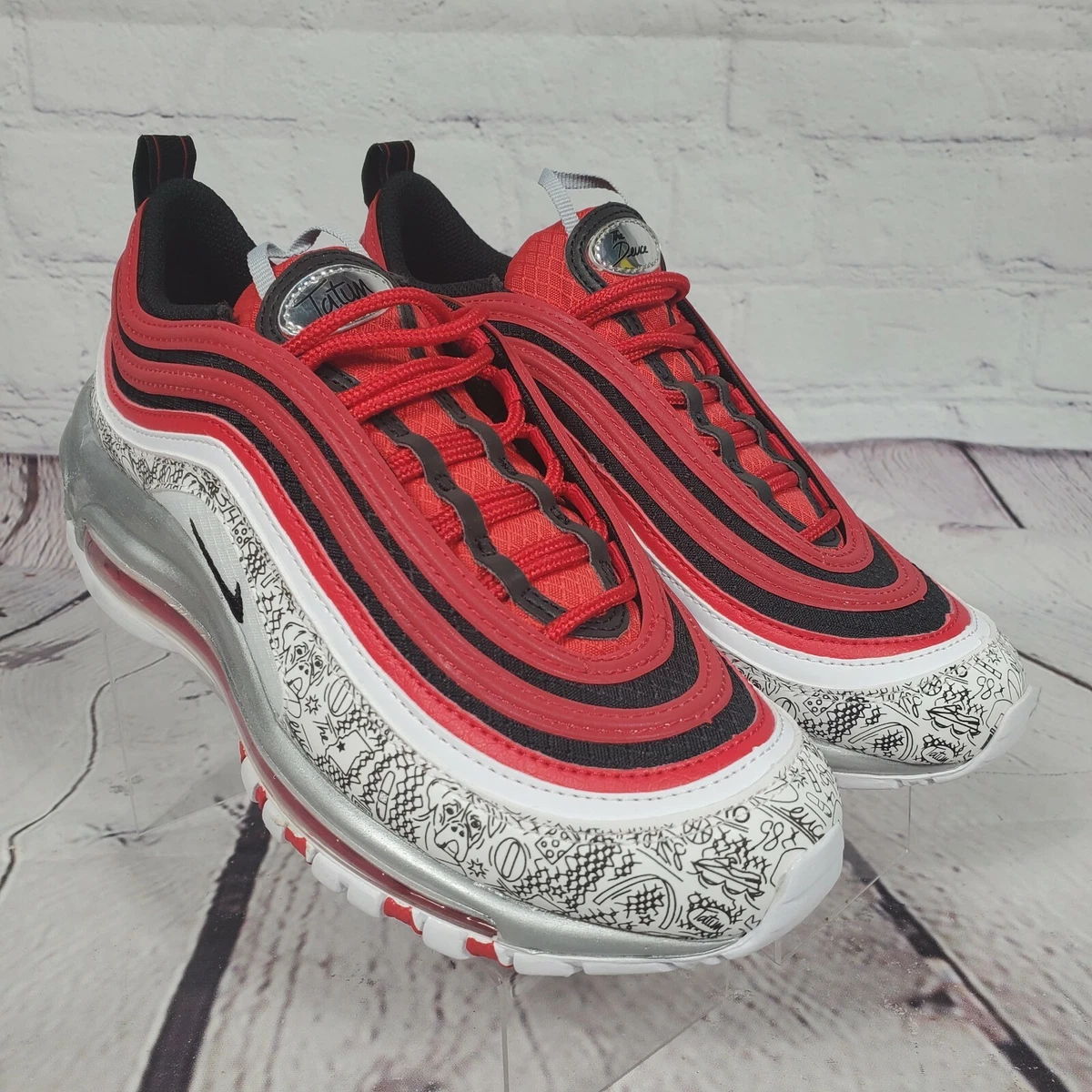 Jayson Tatum X Air Max 97 'Saint Louis Roots' - Nike - CJ9780 600 -  university red/black-white