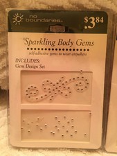 CRYSTAL Sparkling Body BELLY BUTTON TATTOO BODY ART GEMS SPARKLE FASHION