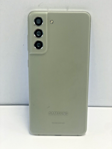 Samsung Galaxy S21 FE 5G SM-G990U Spectrum Only 128GB Olive - Picture 1 of 7