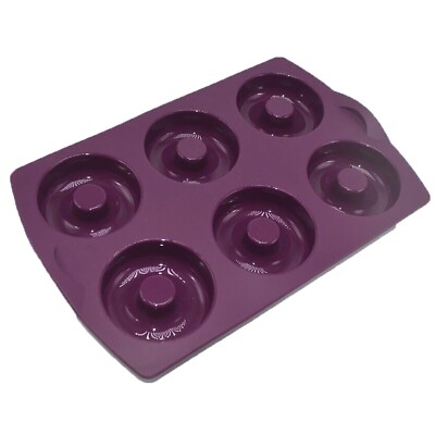 Tupperware Donut Silicon Baking Form Oven Microwave Fridge Freezer