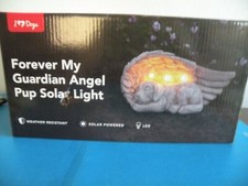 Angel Dog Memorial Year Round Weather-Resistant Tribute Eco-Friendly Solar New p