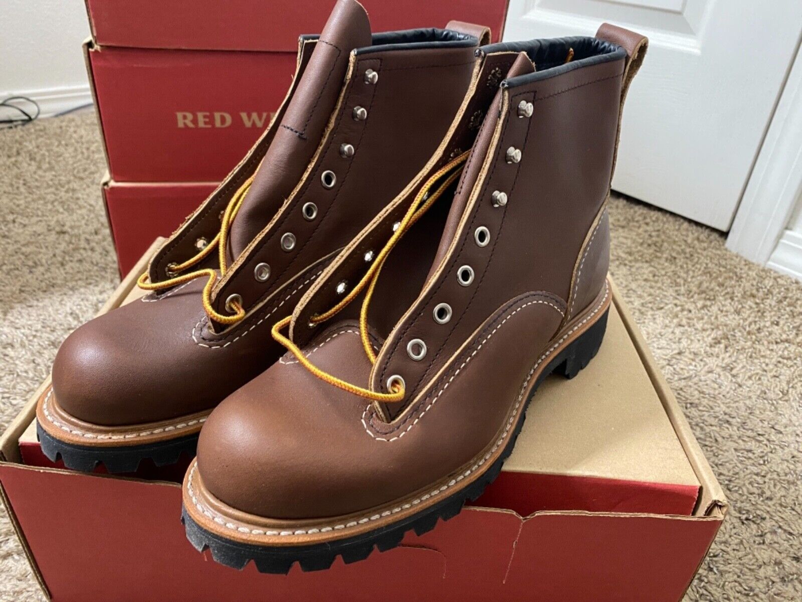 REDWING レッドウィング 2936 ラインマンブーツ 9.5Dブラウン-