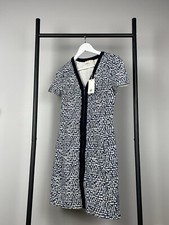NEW! Tory Burch Peninsula Blue Tribal Geo Dress size XS