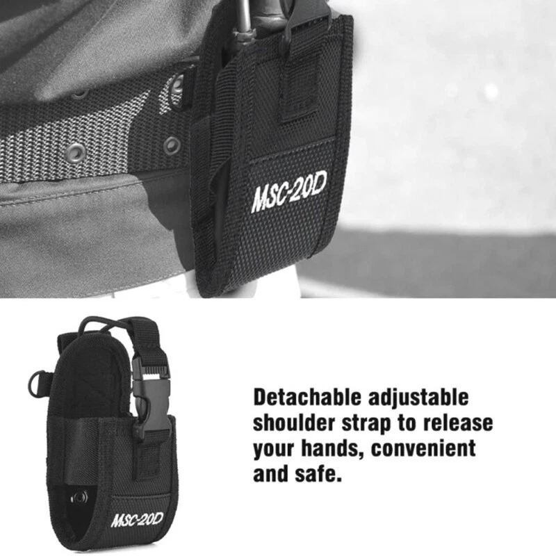 Nylon Belt Bag Adjustable Shoulder Strap Nylon Belt Case Bag Storage