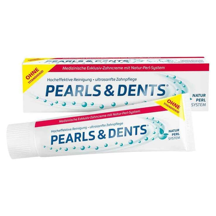 Pearls & Dents Exklusiv-Zahncreme ohne Titandioxid · 15 ml · PZN 17520494