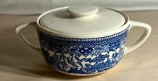 Royal China Blue Willow Sugar With Lid