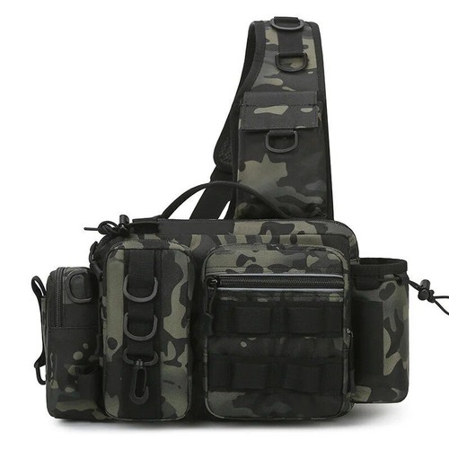 Fishing Tackle Backpack Lure Box Gear Storage Bag Fanny Pack Men Fishing Tools - Picture 9 of 16
