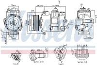 890773 Nissens Kompressor, Klimaanlage FüR VW