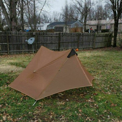 3F UL Gear Lanshan Ultralight 2Person Outdoor Wild Camping Tent Lightweight KHAK