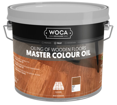 WOCA Meister Bodenöl, Parkett, Böden, Holzboden *Weiß* 2,5 Liter (21,98  /L)