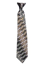 City Streets Boys' 100 Silk Novelty Clip-On Neck Tie Green Brown 3" x 14 1/2"