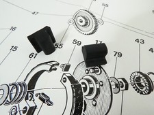 Per atala rizzato califfone bimarcia 122 tassello gommino tampone per frizione