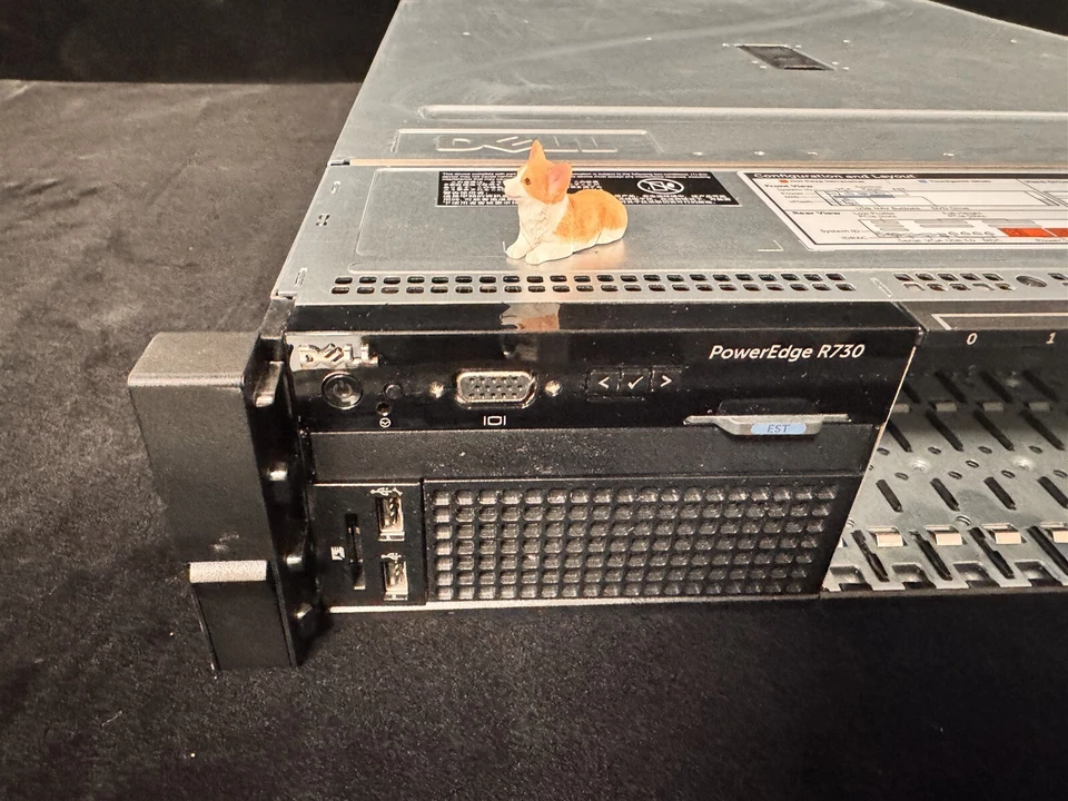 DELL POWEREDGE R730 8SFF 2x 8 CORE E5-2630V3 2.4GHz 48GB RAM H730 NO HDD - Image 2 of 4