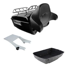 King Trunk Pad Mount Rack Fit For Harley Davidson Touring Touring 1997-08