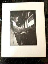 vintage silver gelatin photograph "Great lakes Old Captain" 7x9 FG Elwood