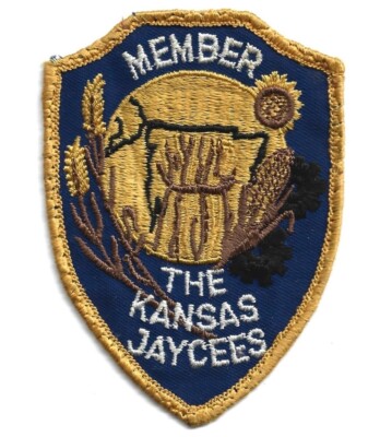 Kansas Jaycee  Member Patch - Late 1970's