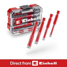 Einhell 4x Diamond Hole Saw Router Bits XS-CASE Pack of 4