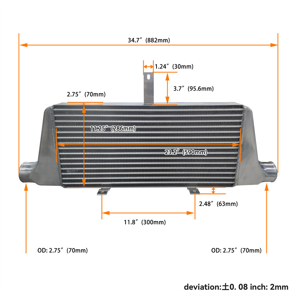 Performance Front Intercooler Kit for Toyota JZX90/100 Chaser Cresta