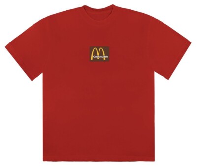 TRAVIS SCOTT CACTUS JACK x MCDONALDS SESAME INV T SHIRT III SZ L