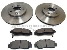 per HONDA HRV HR-V 1.6 1999-2006 SET 2 DISCHI E PASTIGLIE FRENO ANTERIORI NUOVI
