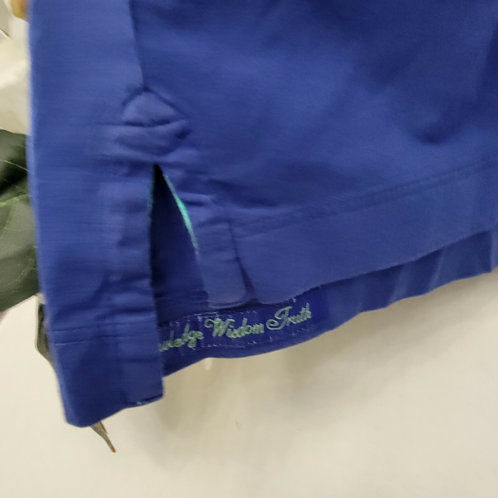 Robert Graham Polo Solid Blue 3 Button Short Slee… - image 11