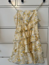 White & Yellow LoveShackFancy Dress