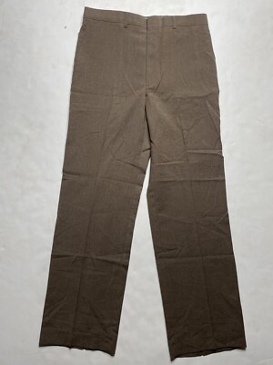 Haggar Dress Pants Men s~~~~34x32~~~~Brown~~~~NWT!!!!