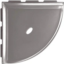 8" Corner Shower Shelf - Lugged for New Construction, Shower Organizer for Tiled