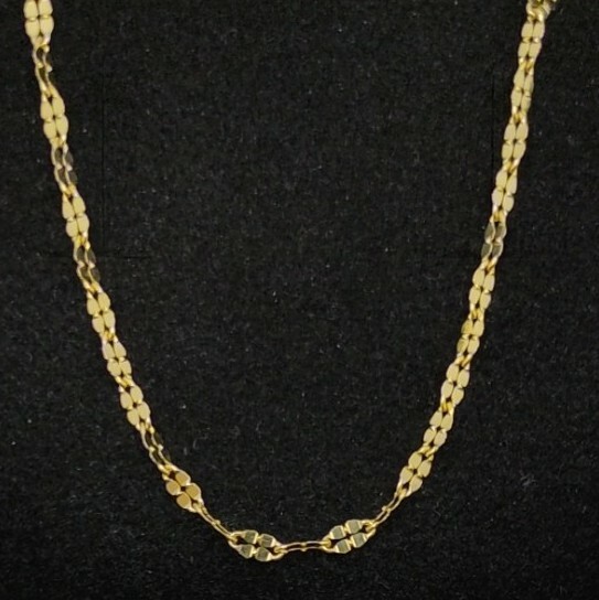 Cadena oro 18k 750 mls . 50 cm., 2,43 gramos