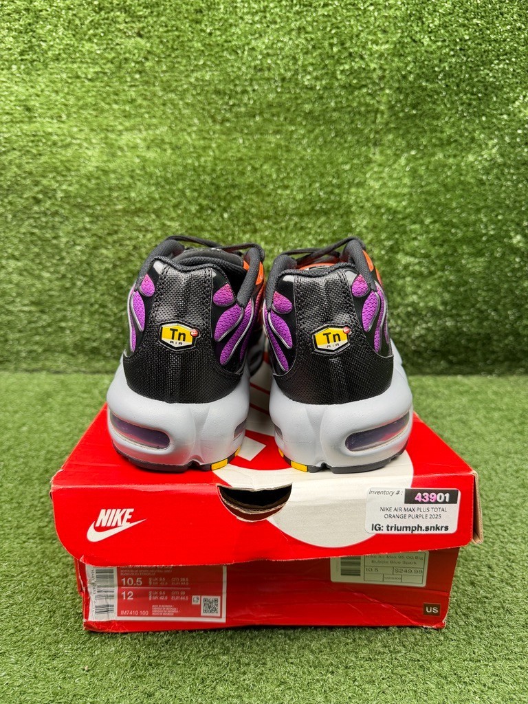 Nike Air Max Plus オレンジ/パープル Size 10.5 - Nike Air Max Plus Total Orange Vivid Purple | eBay