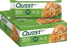 Nutrition Apple Pie Protein Bar, 20G Protein, 4G Net Carbs, 2G Sugar, Gluten Fre