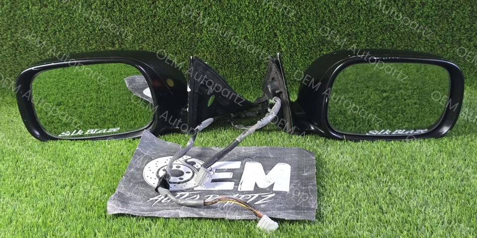 Par de espejos retrovisores laterales eléctricos originales para puerta Lexus GS350 GS450H 2007-2011 OEM JDM uso Foto 2 de 4