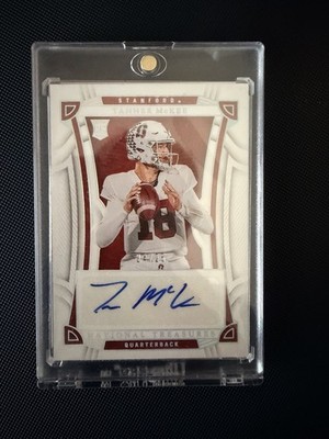 Panini 2023 National Treasures Collegiate Tanner McKee Rookie Auto RS-TAM /25
