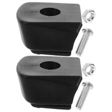 2 Pcs Roller Skate Accessories Toe Stops for Quad Skates Black Stoppers