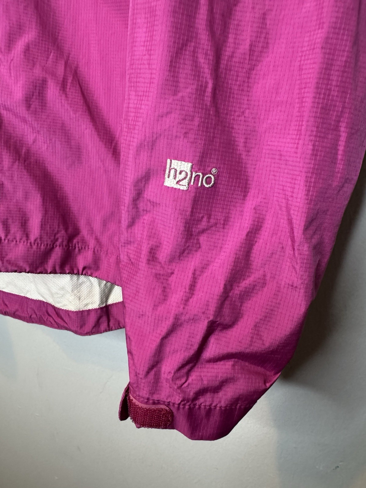 Women’s Patagonia Rain Jacket Large H2NO Torrentshell Pink/purple Hue Hooded thumbnail 5