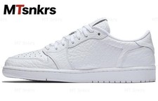 Air Jordan 1 Retro Low Swooshless 'Triple White' Brand New US Size 872782-100