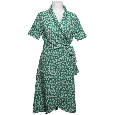 Coco's Kiss, Wickelkleid, Größe: S, Grün/Weiß/Mehrfarbig, Blumen, Damen #p3o