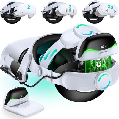 VR Head Strap DXKK Magnetic Battery 20000mAh For Quest 3 S