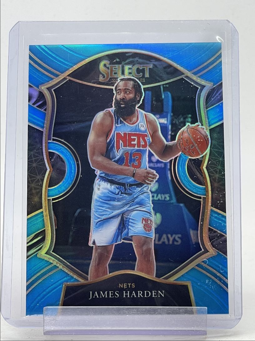 JAMES HARDEN 2020-21 SELECT CONCOURSE LIGHT BLUE PRIZM NETS /299 Q0513