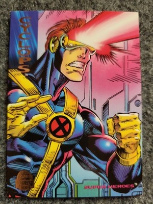 1994 Marvel Universe #97 Cyclops Super Heroes X-Men Fleer Base Set Trading Card