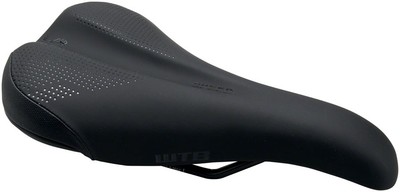 WTB Comfort Saddle Black 255mm Steel Rails, Shock-Absorbing Padding,