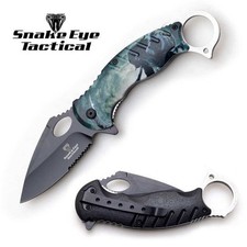 Snake Eye Tactical Karambit Tactical Spring Assist SE-1301D6DP